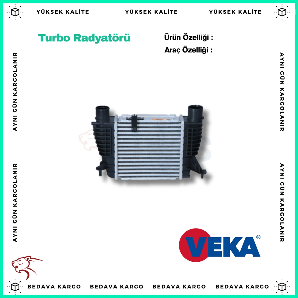 Turbo Radyatoru (Intercooler) (Segmanli) Renault Clio 3 1.5 DCI 2010- - 144618748R - Yedek Parça
