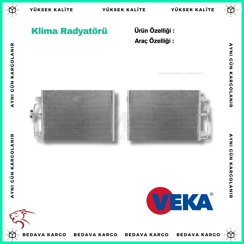 Klima Radyatoru Renault Megane 1 1.4 16v 1996-2003 - 7700432392 - Yedek Parça