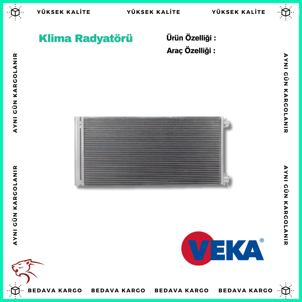 Klima Radyatoru Renault Trafic 3 1.6 DCI 2014- - 921000022R - Yedek Parça