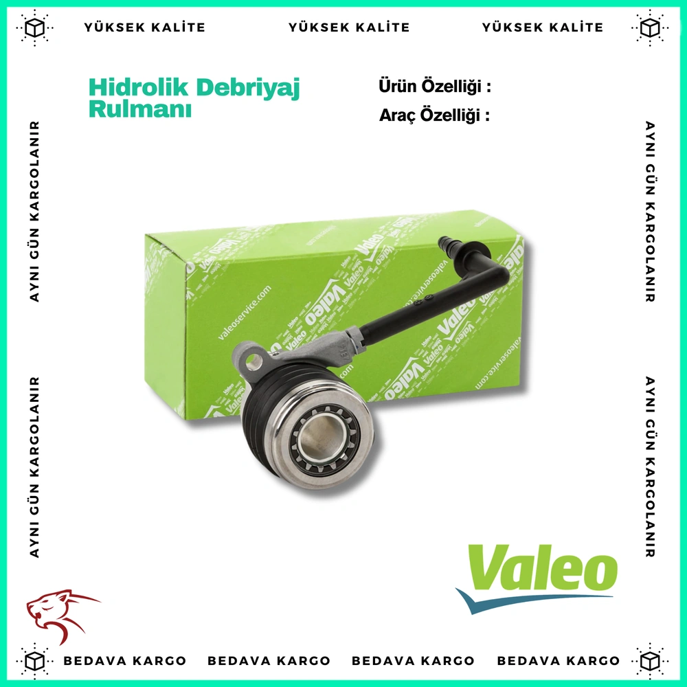 Hidrolik Debriyaj Rulmani Renault Clio 2 3 Kangoo Megane 2 Scenic 2 Laguna 2 Dacia Logan (1.5 1.6) - 306206219R - Yedek Parça