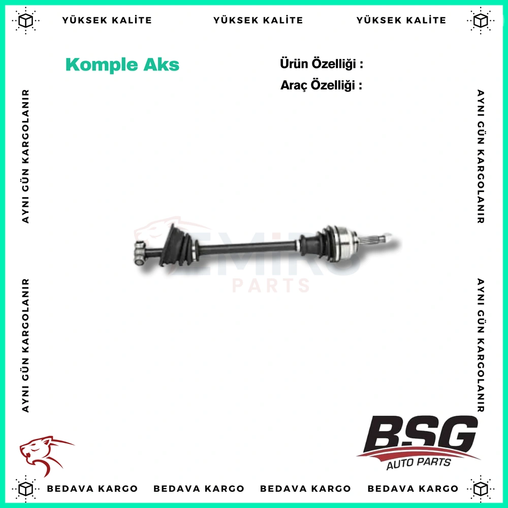 Komple Aks Sol On Absli Renault Clio 2 Kangoo - 8200483591 - Yedek Parça