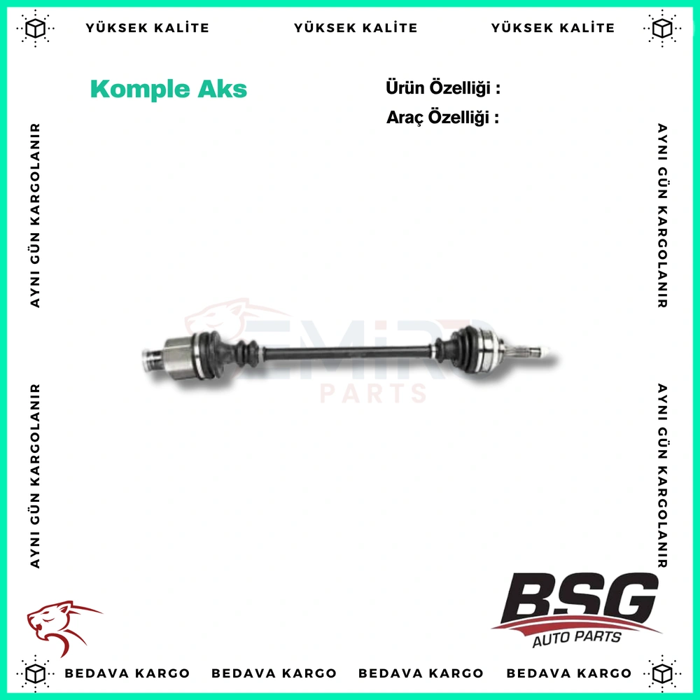 Komple Aks Sag On Absli Renault Clio 2 Kangoo - 7701352882 - Yedek Parça