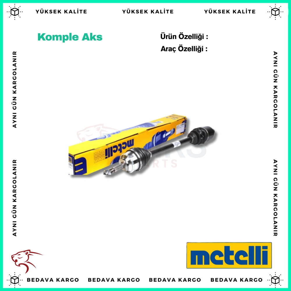 Komple Aks Sag On Absli Renault Clio 2 Kangoo - 7701352882 - Yedek Parça
