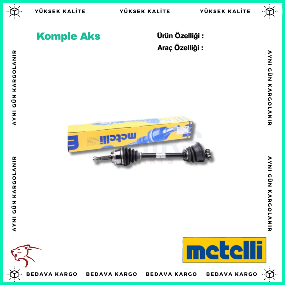 Komple Aks Sol On Absli Renault Clio 2 Kangoo - 8200483591 - Yedek Parça
