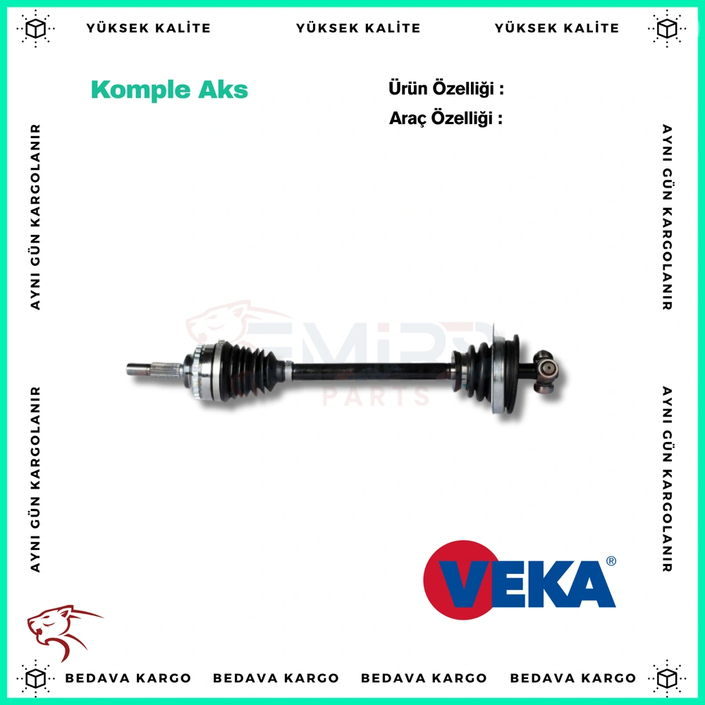 Komple Aks Sol On Absli Renault Clio 2 Kangoo - 8200483591 - Yedek Parça