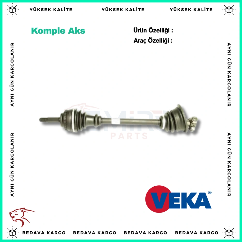 Komple Aks Sol On Absli Renault Clio 2 Kangoo - 8200483591 - Yedek Parça