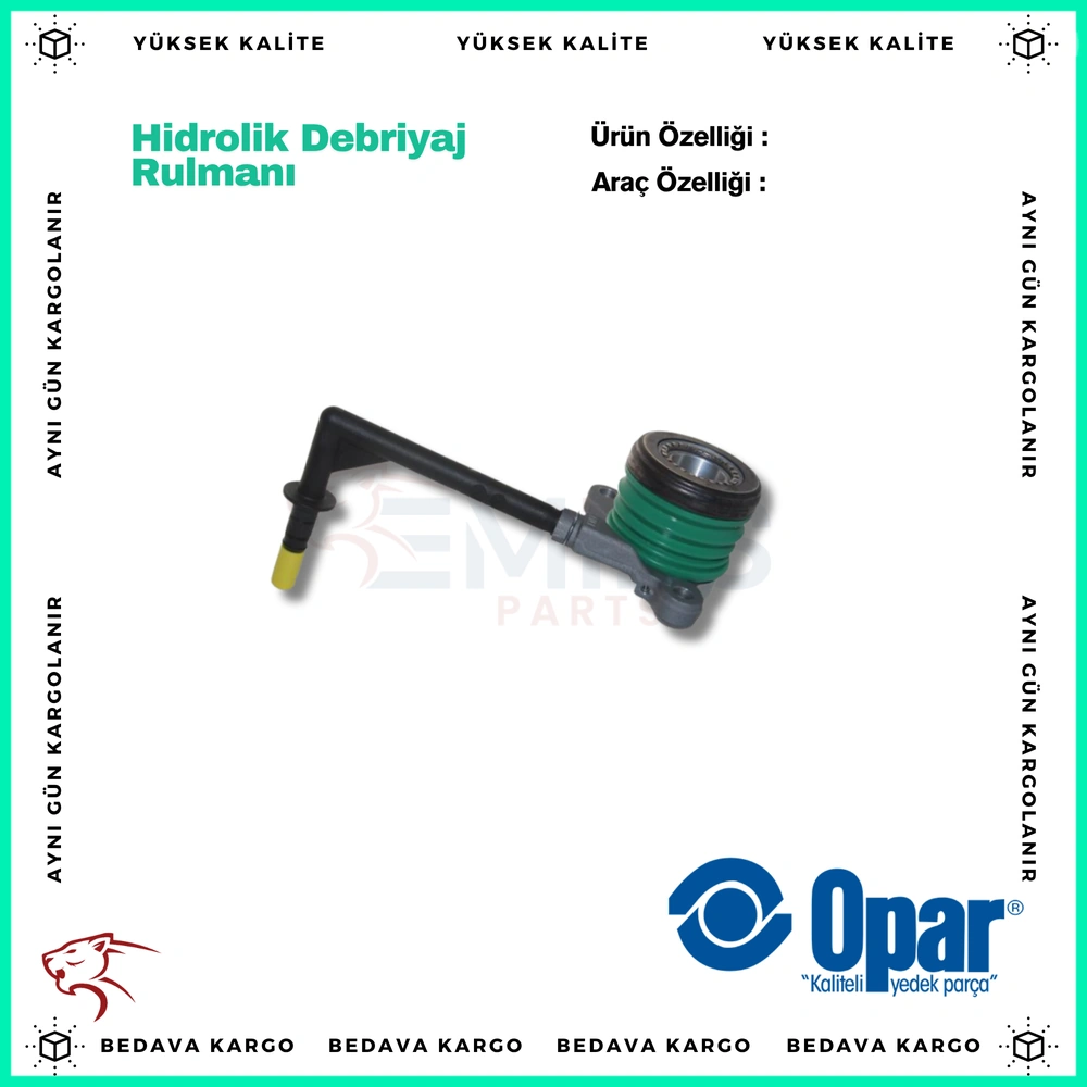 Hidrolik Debriyaj Rulmani Renault Fluence Dacia Duster - 306206822R - Yedek Parça