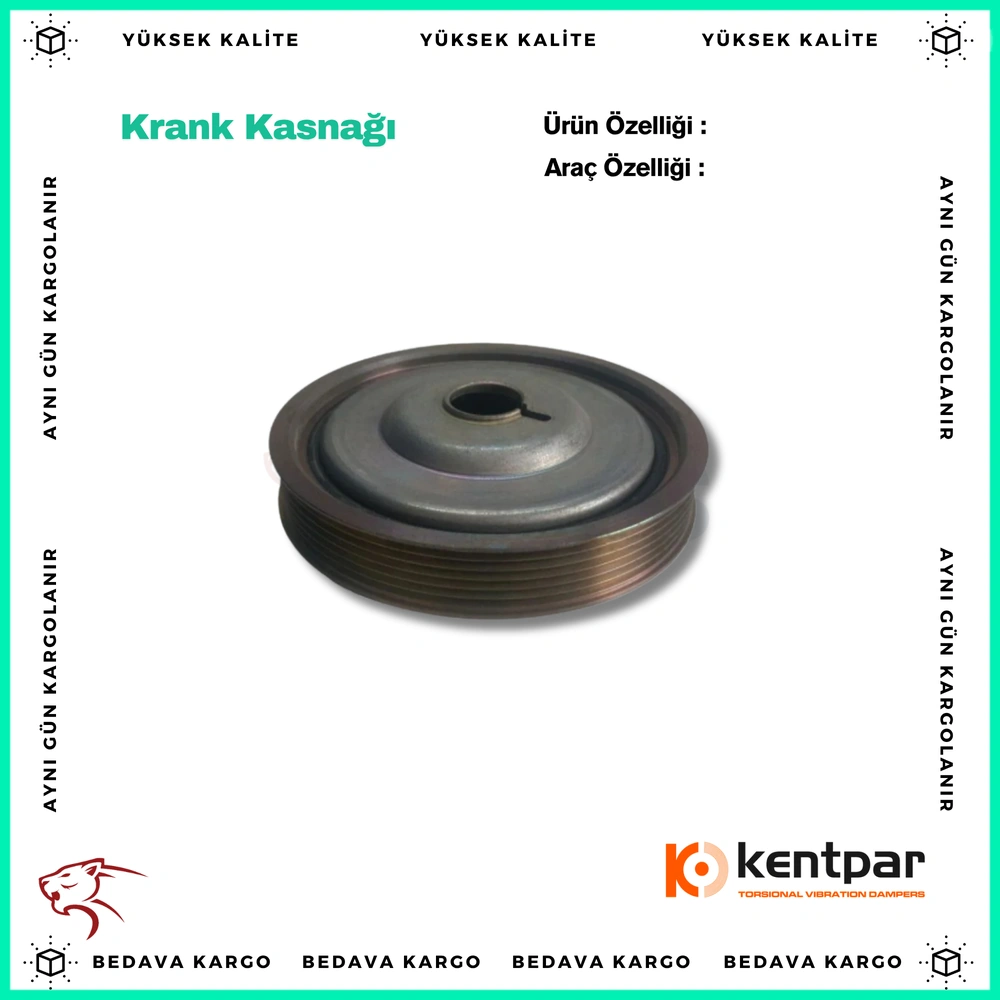 Krank Kasnagi Renault Megane 2 1.5 DCI 02-08 Clio 2 1.5 DCI 98-05 Kangoo 1.5 DCI 98-08 Captur 1.5 DCI 13- Dacia Duster 09-12 Dokker 12- Sandero 08-13 - 8200477938 - Yedek Parça