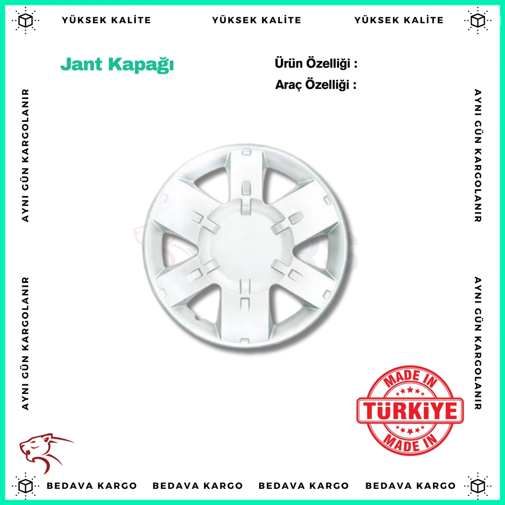 Jant Kapagi 15 Jant Dacia Logan Mcv - 6001547434 - Yedek Parça