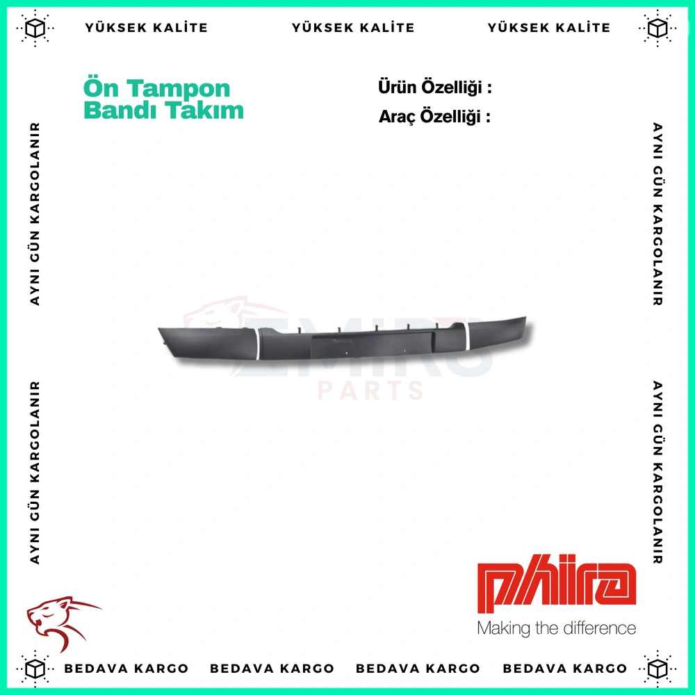 Renault Clio 2 2001- On Tampon Bandi Tk - 7701207085 - Yedek Parça