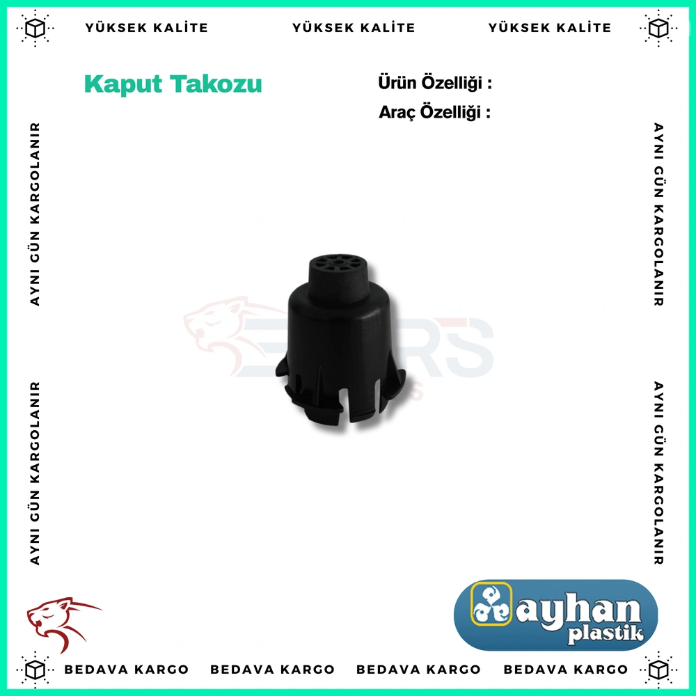 Kaput Takozu Renault Clio 3 - 8200766953 - Yedek Parça