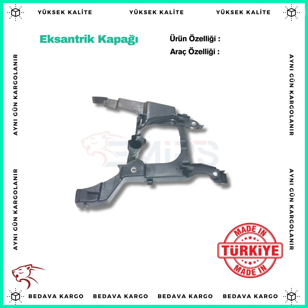 Eksantrik Kapagi Alt Renault Clio 3 Megane 2 3 Fluence Kangoo 2 Modus Twingo Dacia Logan Duster Lodgy Dokker K9k - 135029658R - Yedek Parça