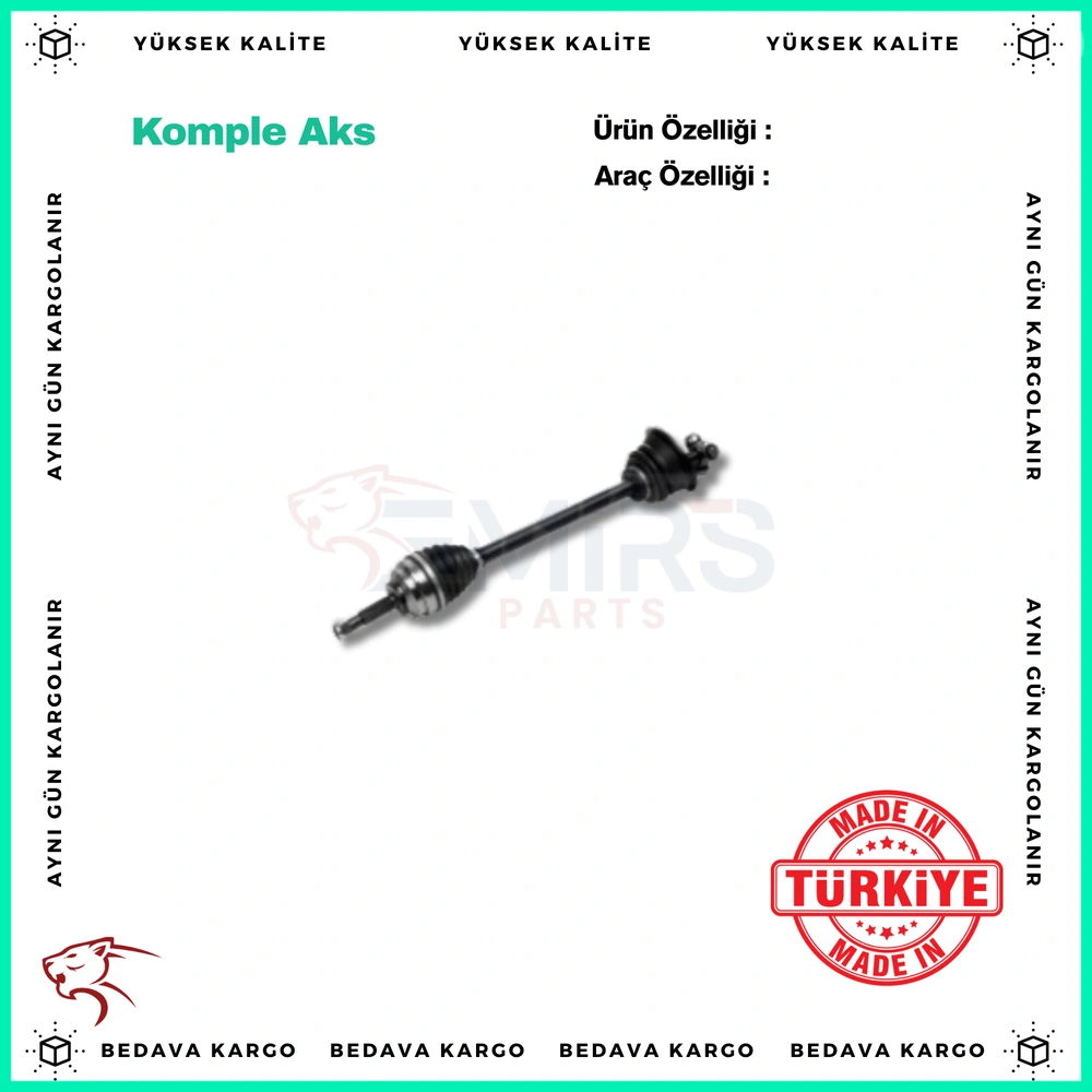 Komple Aks Sol On Renault R9 - 7701351020 - Yedek Parça