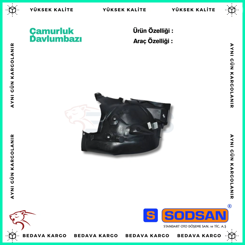 On Camurluk Davlumbazi Sol (Arka Parca) Renault Clio 4 - IV 12- - 638438441R - Yedek Parça