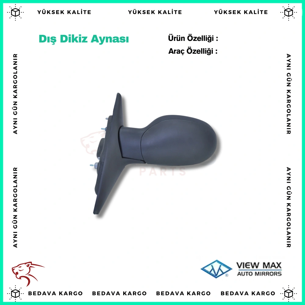 Dis Dikiz Aynasi Sol Renault Laguna 1 94-01 - 7700410965 - Yedek Parça