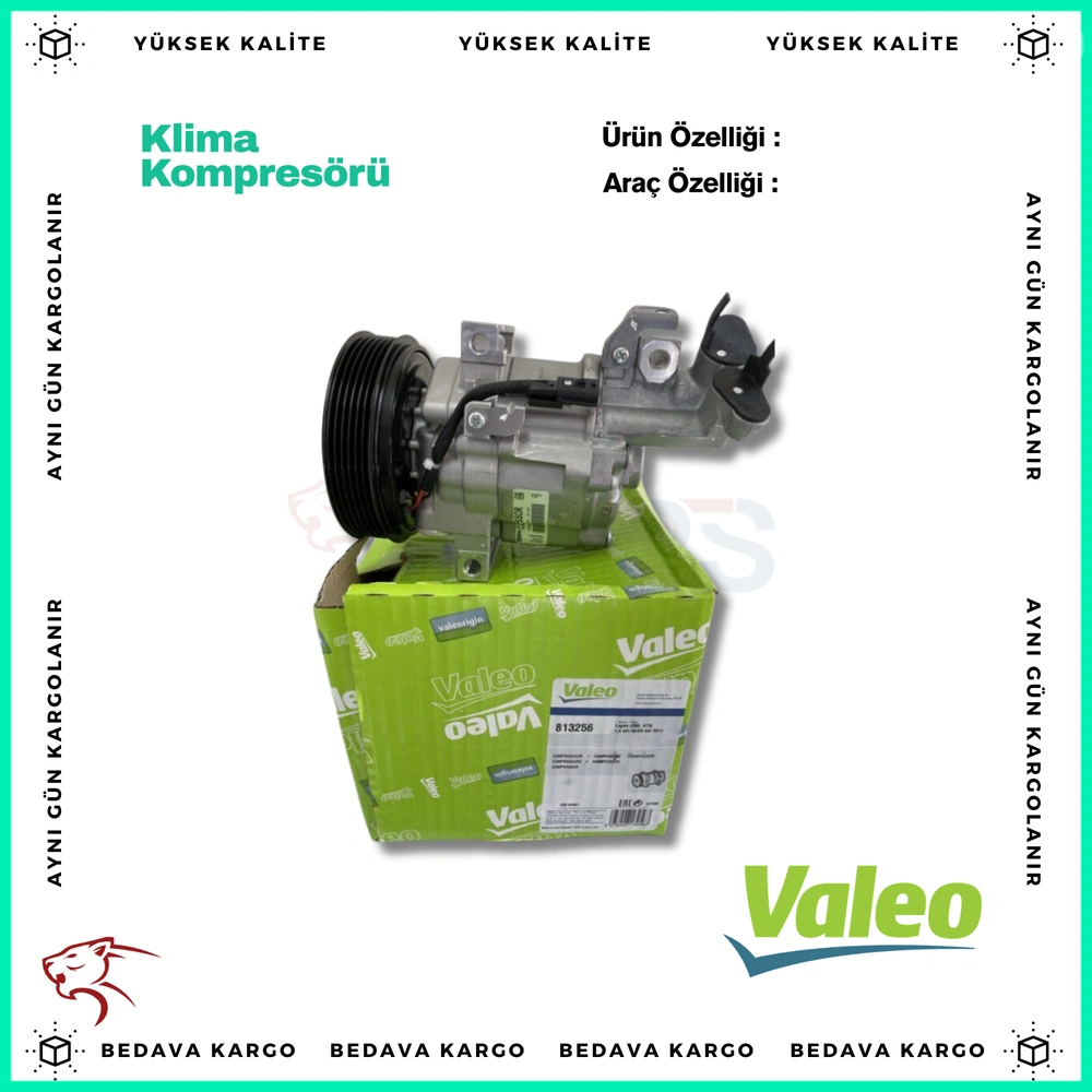 Klima Kompresoru Renault Megane 3 Fluence Scenic 3 09- - 8201025121 - Yedek Parça