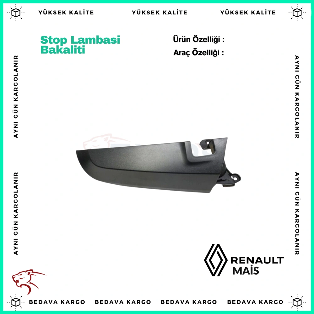 Stop Lambasi Bakaliti Arka Sol Renault Express 2020- - 903900425R - Yedek Parça
