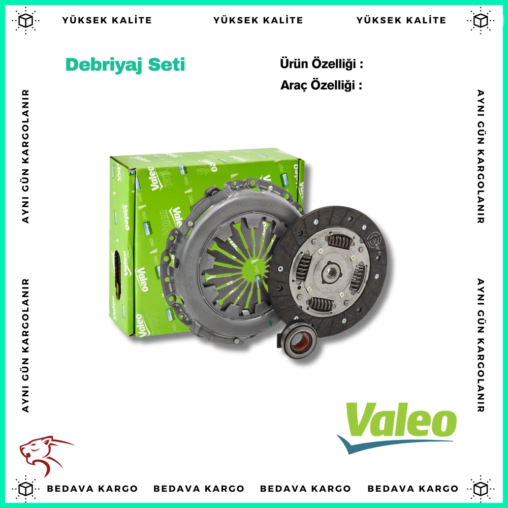 Debriyaj Seti Fiat Palio-Albea-Siena-Panda-Punto 1.1-1.2 8V - 71752229 - Yedek Parça