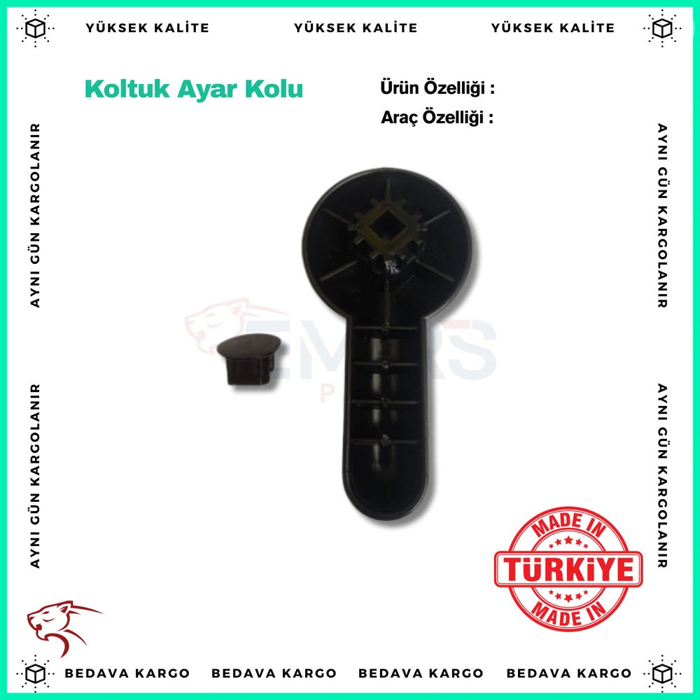 Koltuk Ayar Kolu Ford Connect 02- - 9T16V62579AAD6AG - Yedek Parça