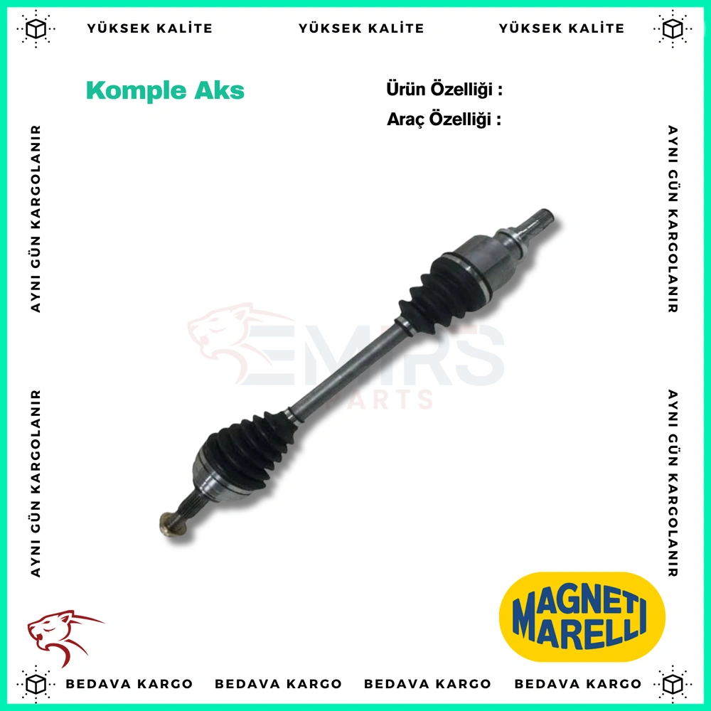 Komple Aks Sol On Renault Megane 2 1.4i 16v 1.5 DCI 1.6i 16v 02-08 Kangoo 1.5 DCI 2008- - 8200379236 - Yedek Parça