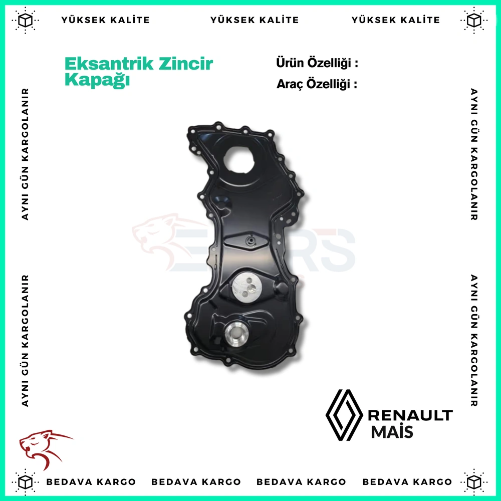 Eksantrik Zincir Kapagi Renault Master III 10>20 2.3dCi M9T / Nissan Navara 2.3L YS23 D23 16-21 / ME Rcedes X-Class OM699 W470 - 135026715R - Yedek Parça