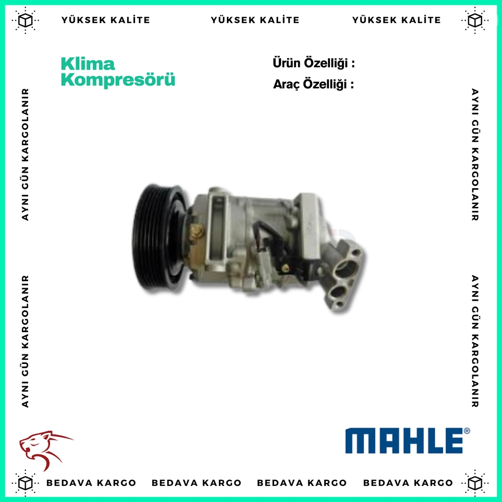 Klima Kompresoru Renault Megane 3 Fluence Scenic 3 09- - 8200939386 - Yedek Parça