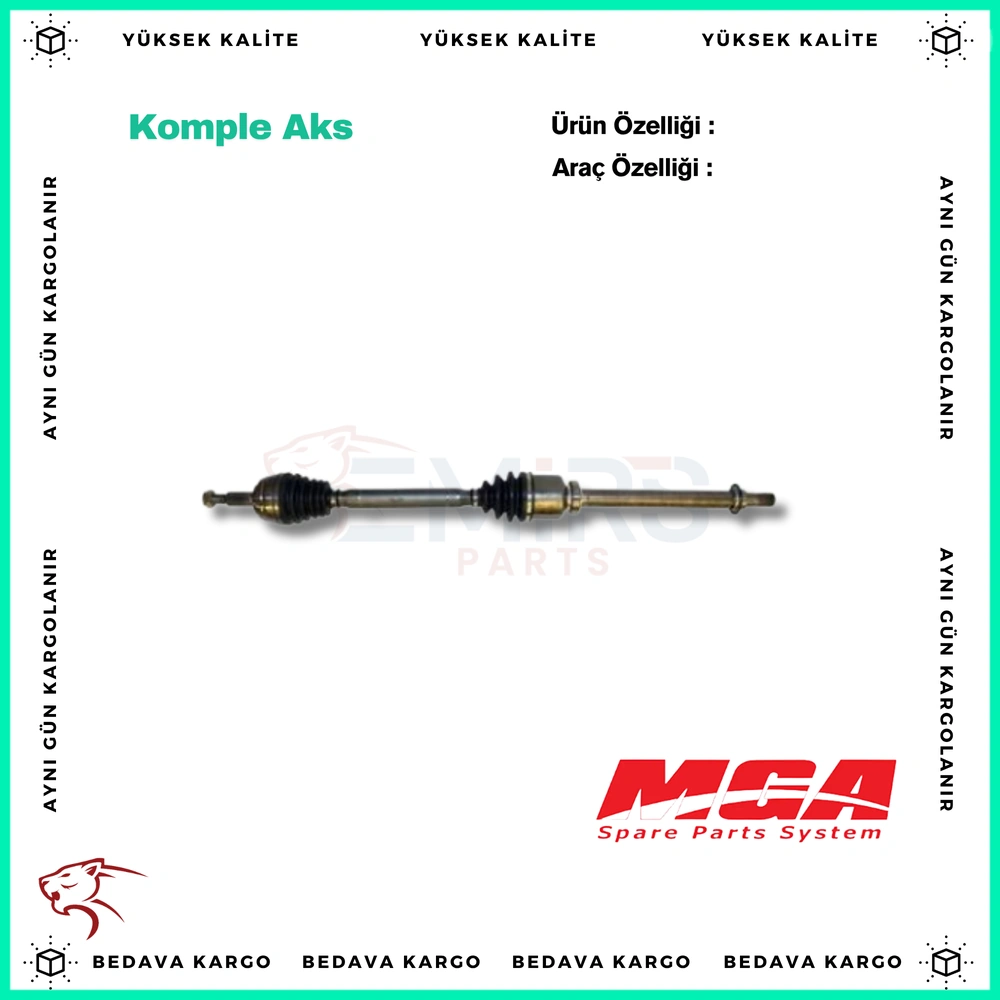 Komple Aks Sag On Renault Fluence 1.5 DCI 6 Vites 2009- - 8201061544 - Yedek Parça