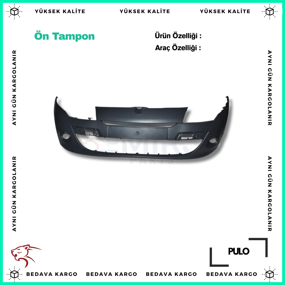 Renault Megane 3 5 Kapi On Tampon 08- - 620225628R - Yedek Parça