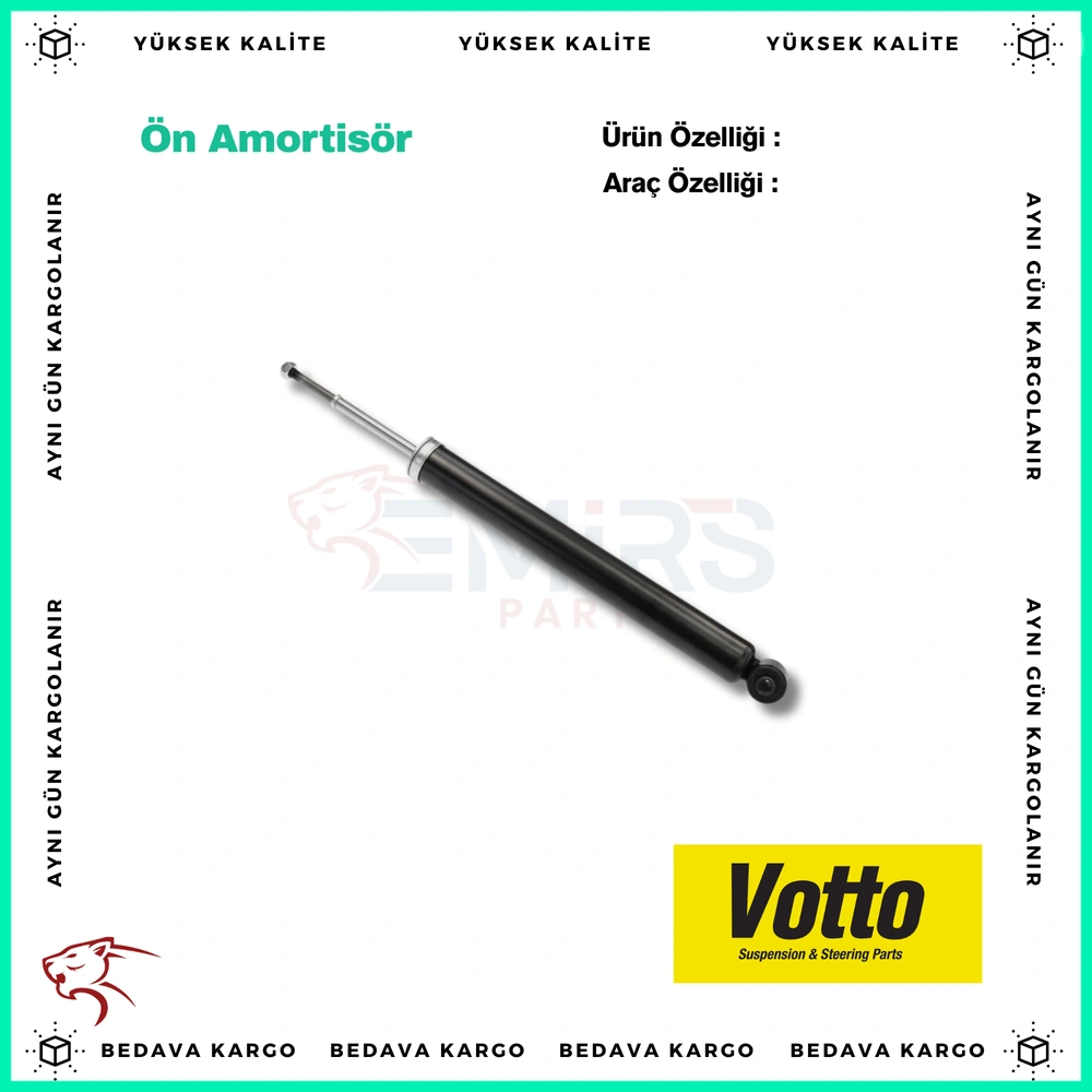 On Amortisor Sol Opel Mokka 12- - 95137357 - Yedek Parça