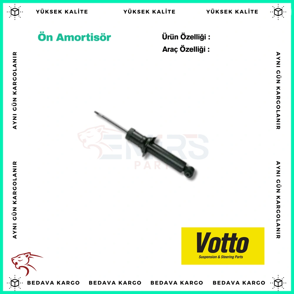 On Amortisor Sag Opel Mokka 12- - 95137358 - Yedek Parça