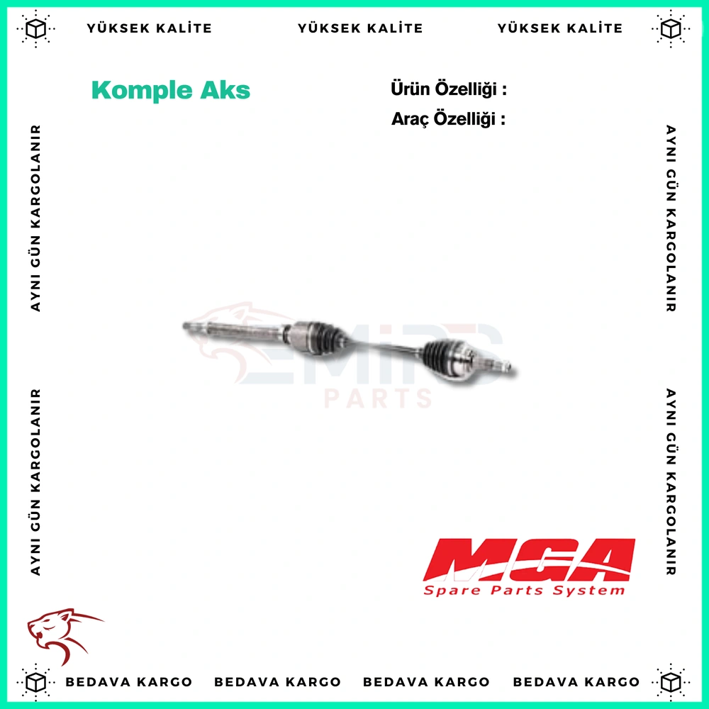 Komple Aks Sag On Renault Kangoo 2 1.5 08- - 391001916R - Yedek Parça