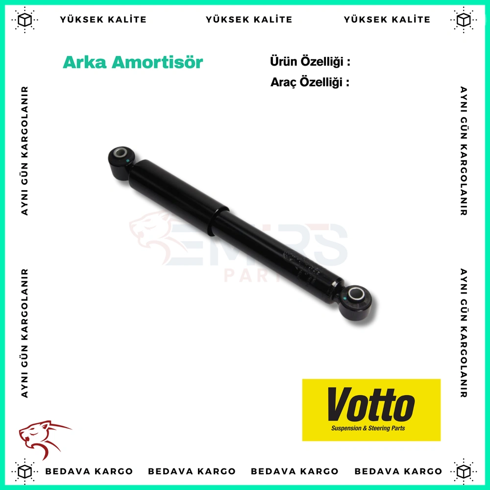 Arka Amortisor Renault Megane 2 03- - 8200421321 - Yedek Parça