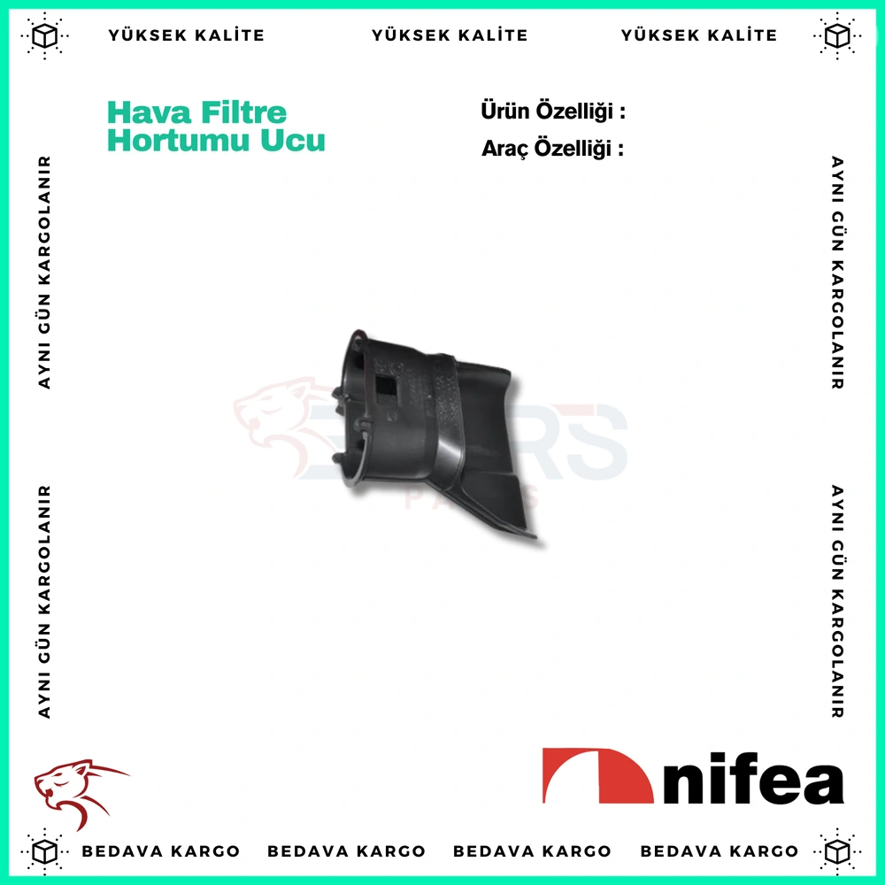 Hava Filtre Hortumu Ucu Renault Megane 3 Fluence - 960159263R - Yedek Parça