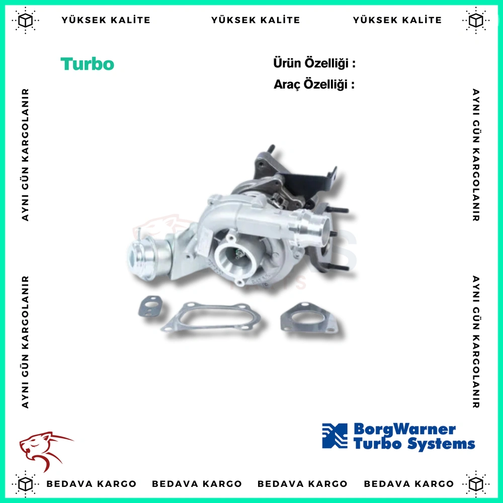 Turbo Renault Master 3 Euro 5 2.3 DCI M9T M9R Trafic 2 2.0 - 8200392656 - Yedek Parça
