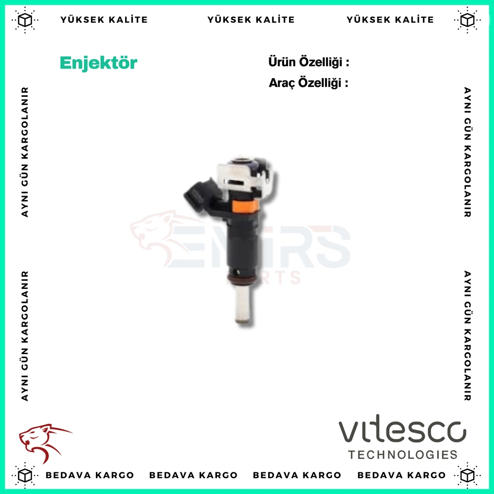 Enjektor Renault Megane IV 16> Dacia Duster II 17> Dokker 17> Lodgy 18> 1.6SCe H4M - 166008992R - Yedek Parça