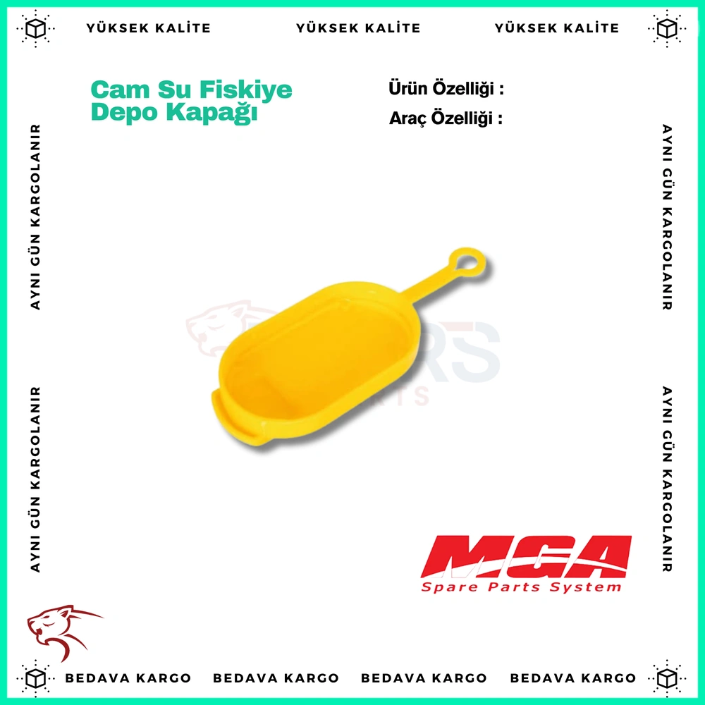 Cam Su Fiskiye Depo Kapagi Renault Megane 2 Clio Kangoo Symbol Twingo Laguna - 7700812930 - Yedek Parça