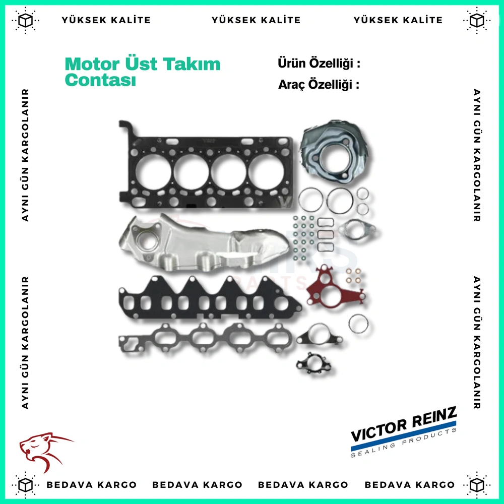 Motor Ust Takim Contasi Renault Talisman Kadjar Qashqai 1.6 DCI - 101015474R - Yedek Parça