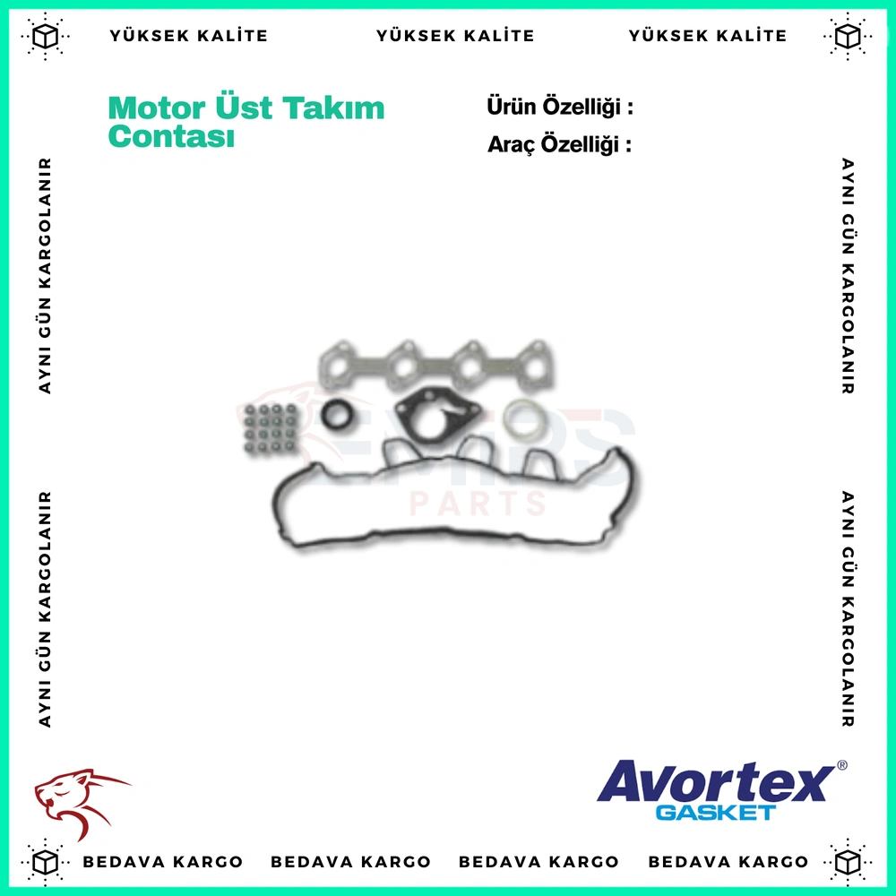 Motor Ust Takim Contasi Renault Megane 3 Fluence Kangoo 3 Scenic 3 Dacia Duster 1.5 DCI - 7701479013 - Yedek Parça