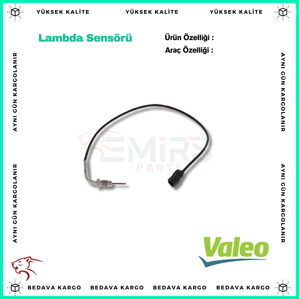 Lambda Sensoru Renault Megane 4 Clio 4 Talisman Kadjar - 8200771294 - Yedek Parça