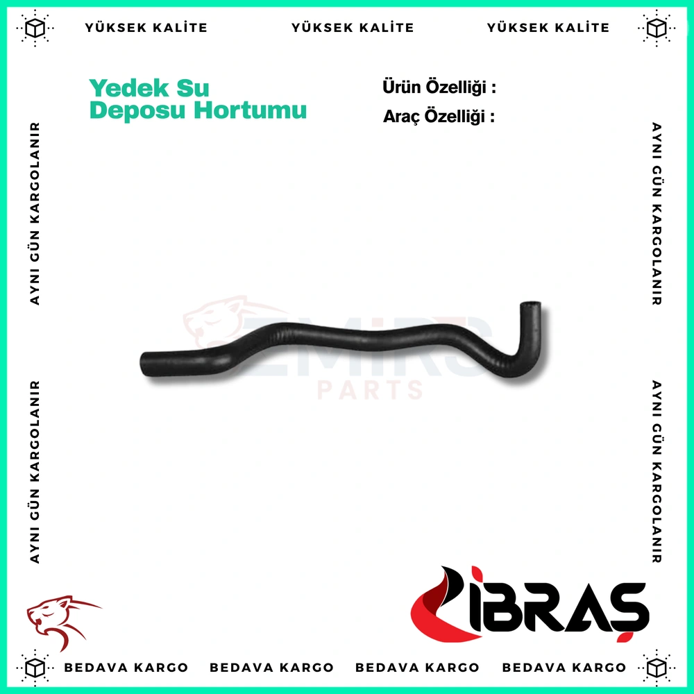 Yedek Su Deposu Hortumu Renault Clio 3 Modus 04- - 8200173022 - Yedek Parça