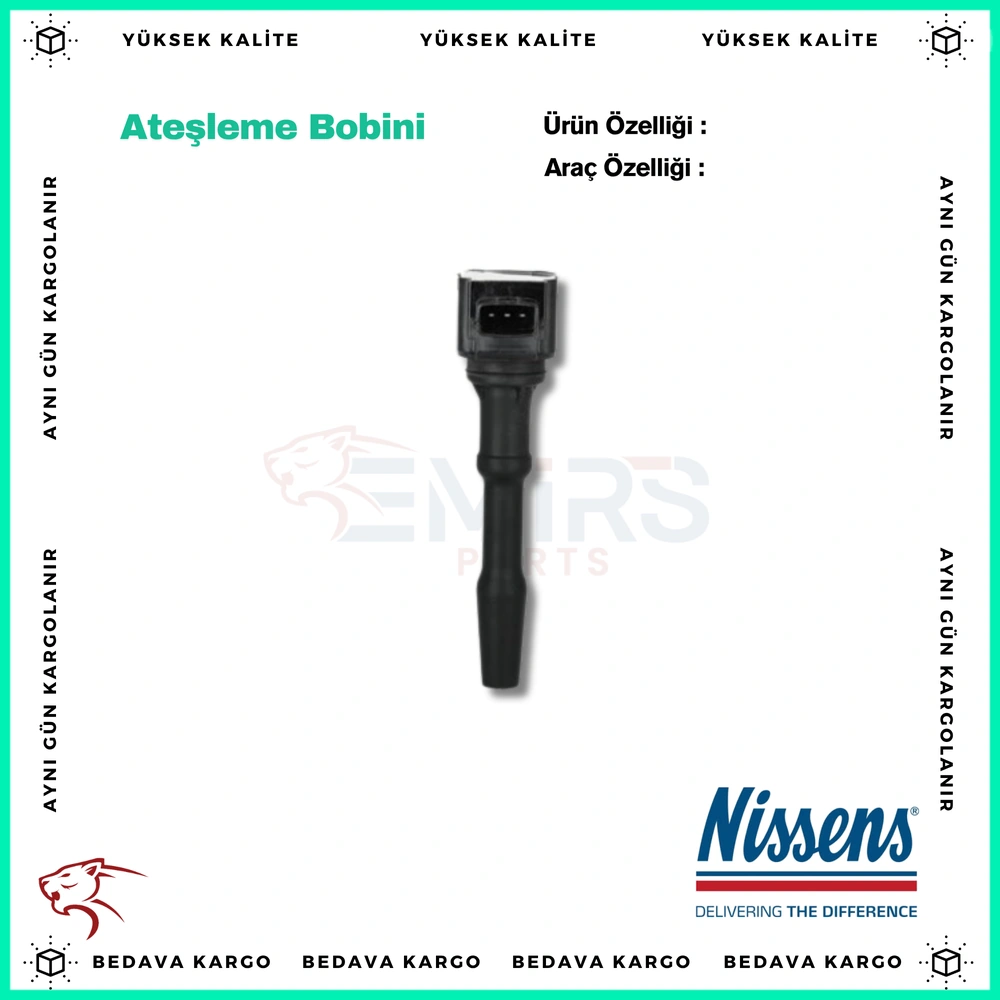 Atesleme Bobini Renault Captur Clio 4 0.9 1.2 Kangoo Megane 3 4 Dacia Duster Lodgy Sandero - 224332428R - Yedek Parça