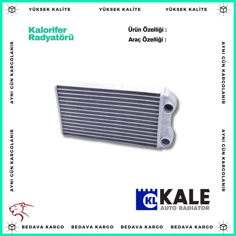 Kalorifer Radyatoru Brazing Renault Trafic 2 - 7701473279 - Yedek Parça