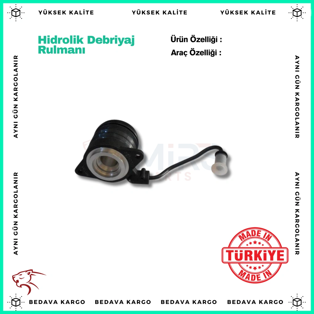 Hidrolik Debriyaj Rulmani Fiat Doblo 10> Bravo II 07>14 EGEA 15> 500X 14>GIULIETTA 10> Renegade 14> Chero KEE 14>18 1.0 1.4 1.4TB 1 - 679060 - Yedek Parça