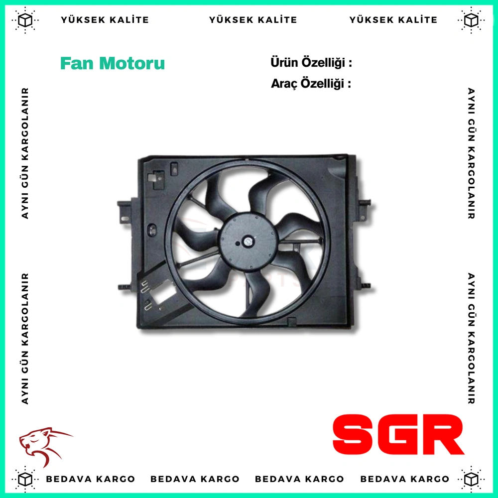 Fan Motoru Davlumbazli Renault Clio 5 1.0 20- - 214815148R - Yedek Parça