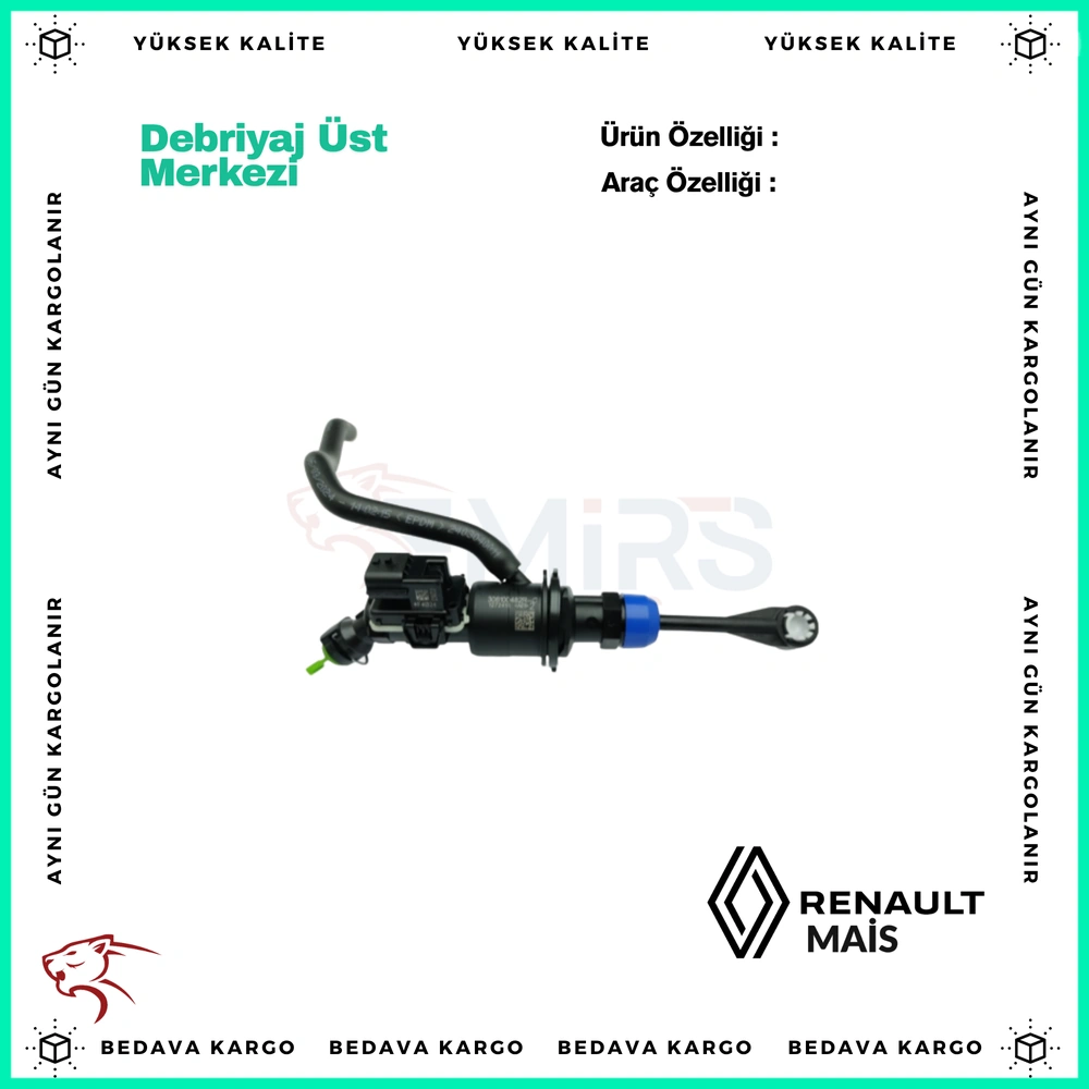 Debriyaj Ust Merkezi Renault Clio 5 - 306100482R - Yedek Parça