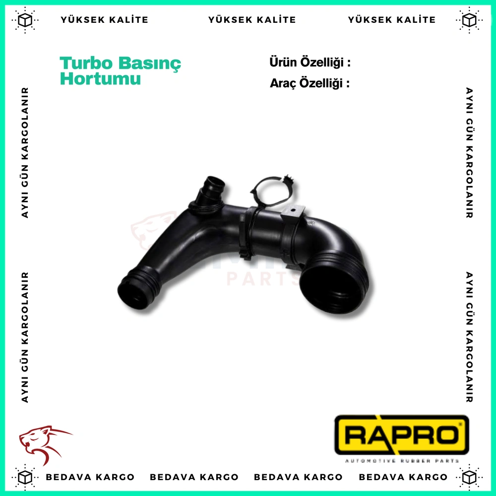 Turbo Basinc Hortumu FIAT Albea-Doblo Linea Fiorino 1.3 MTJ (04-06) - 51793175 - Yedek Parça