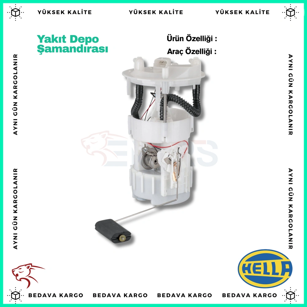 Yakit Depo Samandirasi Cift Cikis Renault Megane 2 1.4 1.6 16V - 8200689362 - Yedek Parça