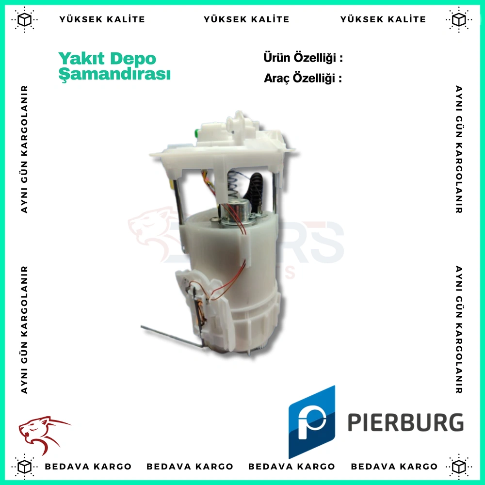 Yakit Depo Samandirasi Cift Cikis Renault Megane 2 1.4 1.6 16V - 8200689362 - Yedek Parça