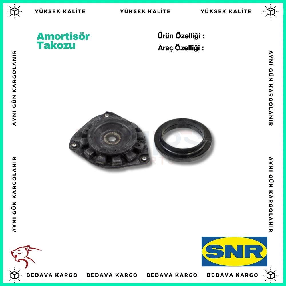 On Sag Amortisor Takozu Rulmanli (Renault Latitude 10-15) - 543256557R - Yedek Parça