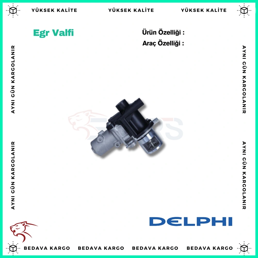 EGR Valfi Renault Megane 2 3 Clio 2 3 Fluence Dacia Duster Sandero - 8200561269 - Yedek Parça